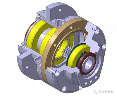 【差减变速器】Nodax行星齿轮箱3D数模图纸 CATIA设计